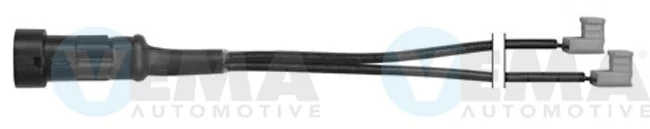 Výstražný kontakt, opotřebení obložení