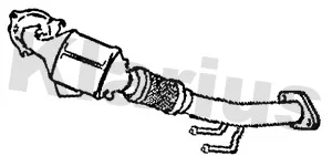 Filtr sazových částic, výfukový systém