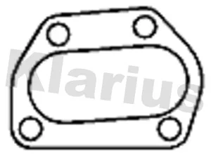 Těsnění, výfuková trubka