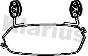 Držák, tlumič výfuku