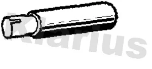 Přepážka koncové trubky