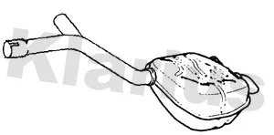 Zadní tlumič výfuku