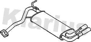 Zadní tlumič výfuku