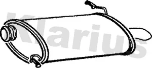 Zadní tlumič výfuku