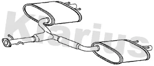 Zadní tlumič výfuku