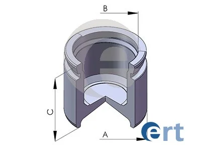 Píst, brzdový třmen