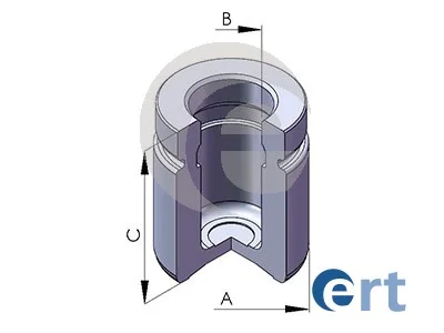 Píst, brzdový třmen