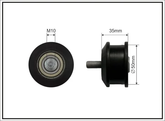 Vratná/vodicí kladka, ozubený řemen