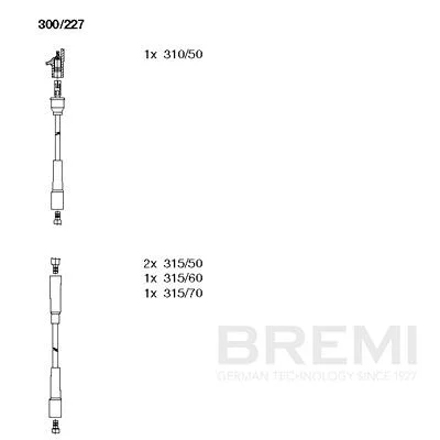 Sada kabelů pro zapalování