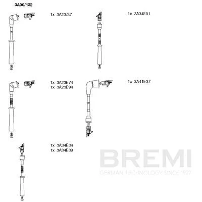 Sada kabelů pro zapalování