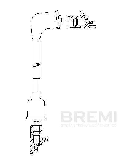 Kabel zapalovací svíčky