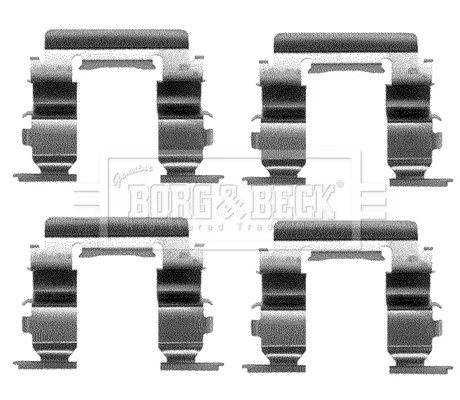 Sada příslušenství, obložení kotoučové brzdy