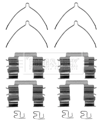 Sada příslušenství, obložení kotoučové brzdy