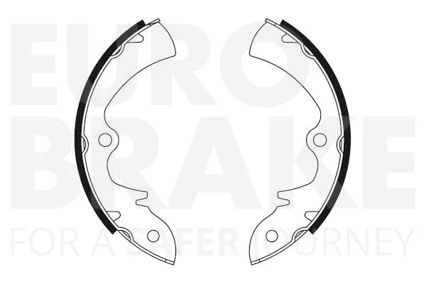 Sada brzdových čelistí