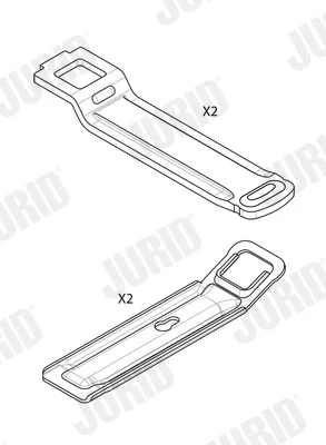 Sada příslušenství, obložení kotoučové brzdy