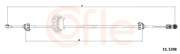 Tažné lanko, ruční převodovka