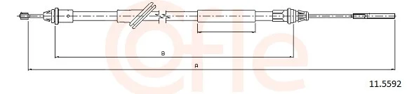 Tažné lanko, parkovací brzda