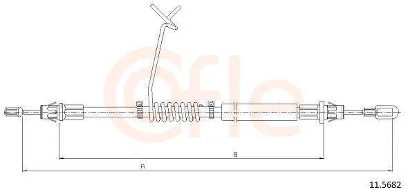 Tažné lanko, parkovací brzda
