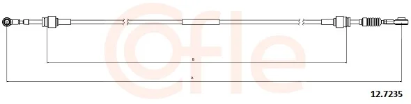 Tažné lanko, ruční převodovka