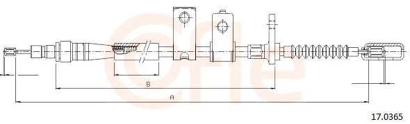 Tažné lanko, parkovací brzda