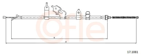 Tažné lanko, parkovací brzda