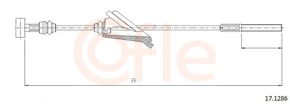 Tažné lanko, parkovací brzda