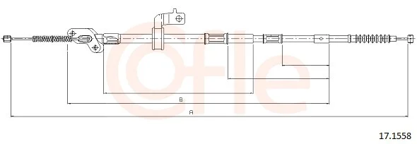 Tažné lanko, parkovací brzda