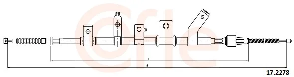 Tažné lanko, parkovací brzda