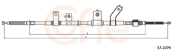 Tažné lanko, parkovací brzda