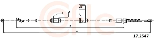 Tažné lanko, parkovací brzda