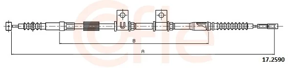 Tažné lanko, parkovací brzda