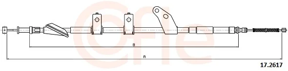 Tažné lanko, parkovací brzda