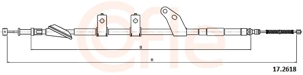 Tažné lanko, parkovací brzda