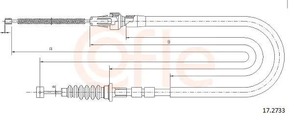 Tažné lanko, parkovací brzda