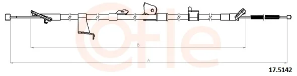 Tažné lanko, parkovací brzda
