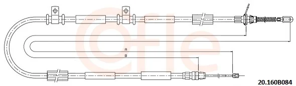 Tažné lanko, parkovací brzda
