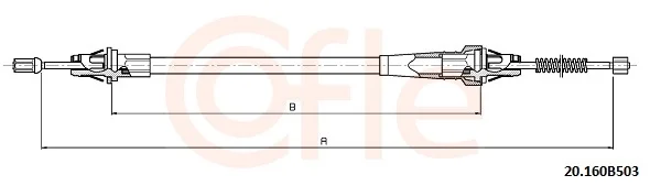 Tažné lanko, parkovací brzda