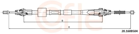 Tažné lanko, parkovací brzda