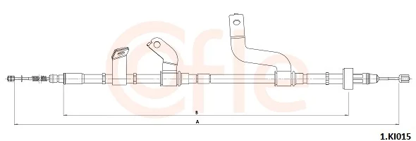 Tažné lanko, parkovací brzda