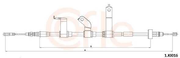 Tažné lanko, parkovací brzda