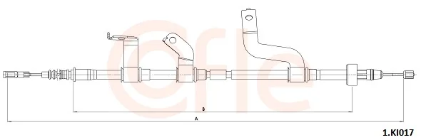 Tažné lanko, parkovací brzda