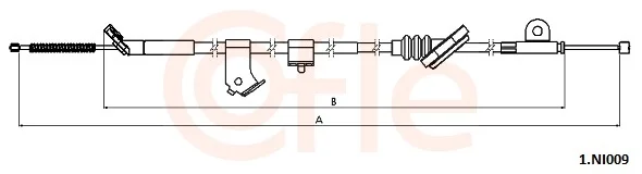Tažné lanko, parkovací brzda