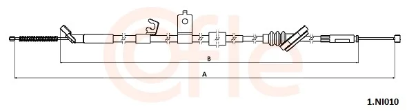 Tažné lanko, parkovací brzda
