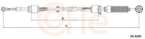 Tažné lanko, ruční převodovka