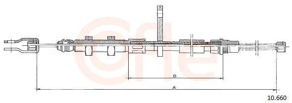 Tažné lanko, parkovací brzda