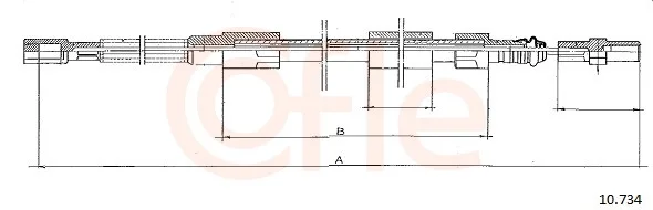 Tažné lanko, parkovací brzda