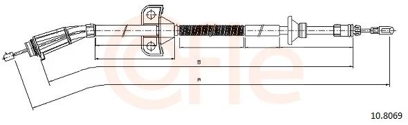 Tažné lanko, parkovací brzda