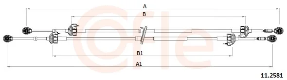 Tažné lanko, ruční převodovka
