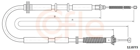 Tažné lanko, parkovací brzda