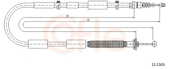 Tažné lanko, parkovací brzda